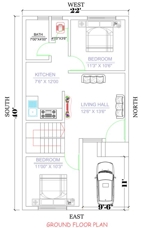 41+ Elegant Home Plan Design Ideas - Engineering Discoveries Room Ceiling Design, Drawing Room Ceiling Design, 20x40 House Plans, 30x40 House Plans, Duplex Floor Plans, 2bhk House Plan, Bungalow Floor Plans, Indian House Plans, Little House Plans