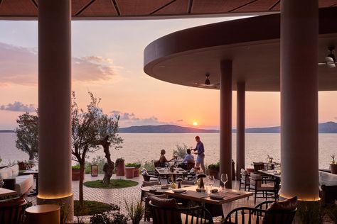 Costa Navarino, Greek Vacation, Greece Hotels, Indoor Outdoor Pool, Private Dining Room, Outdoor Market, Bay View, Private Dining, Luxury Resort