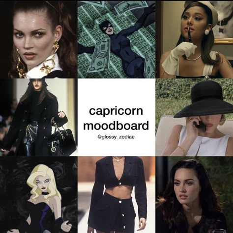 Leo Rising Aesthetic, Capricorn Outfits, Capricorn Core, Cap Rising, Venus Capricorn, Capricorn Sun Sign, Capricorn Style, Capricorn Energy, Sun Capricorn