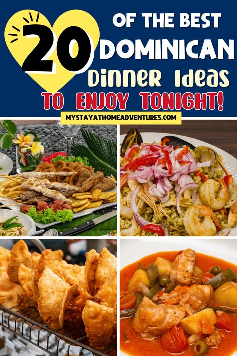 Explore the flavors of the Dominican Republic with these creative and delicious dinner ideas! Get inspired in your kitchen tonight! via @mystayathome Dominican Republic Recipes, Dominican Dinner, Dominican Republic Food, Mashed Plantains, Ripe Plantain, Dominican Food, Goat Meat, Marinated Steak, Plantains Fried