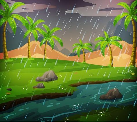 Rainy Day Pictures, Free Cartoon Characters, Cartoon Maker, Forest Crafts, Forest Cartoon, Lord Rama Images, Free Background Images, Free Cartoons, Best Background Images