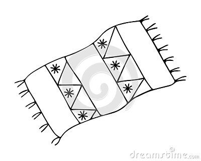 carpet-sketch-floor-covering-snowflakes-ornament-patterned-floor-mat-vector-illustration-outline-isolated-white-background-doodle-style-interior-design-coloring-book-children-cozy-holiday-mood-illustration-idea-web-design Carpet Drawing Sketch, Illustration Outline, Outline Images, Designs Coloring Books, Doodle Style, Kindergarten Learning, Holiday Mood, Cozy Holiday, Clipart Black And White