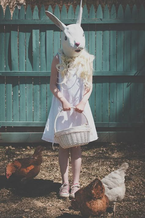 Goth Easter Wallpaper, Goth Easter, Rabbit People, Scary Rabbit, Creepy Cute Aesthetic, Spring Challenge, Resurrection Of Jesus Christ, The Resurrection Of Jesus, Easter Photoshoot