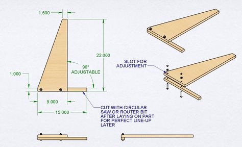 Circular Saw Crosscut Jig, Circular Saw Jig, Circular Saw Track, Skill Saw, Table Saws, Workshop Ideas, Work Bench, Wood Plans, Woodworking Jigs