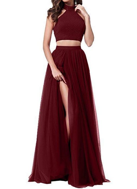 Plain Prom Dresses, Two Piece Evening Dresses, Birkenstock Outfit, Trendy Prom Dresses, Prom Dresses 2018, Stunning Prom Dresses, Prom Dresses For Teens, Cute Prom Dresses, Piece Prom Dress