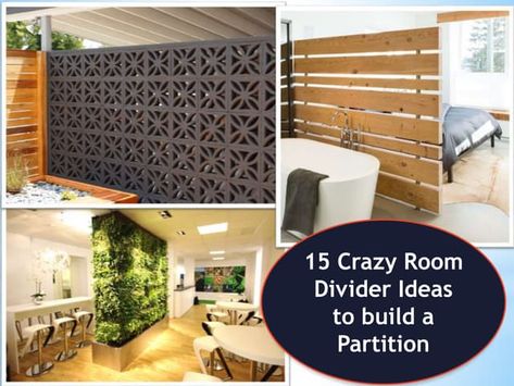 Diy Industrial Room Divider, Hanging Room Dividers Partition Ideas, Diy Privacy Wall Indoor, Partial Wall Ideas Room Dividers, Fake Walls Room Dividers, Room Dividers Ideas Temporary Wall, Separate Rooms Without Walls, Shared Room Divider Ideas, Diy Room Divider Ideas