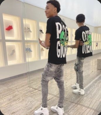 Jordan 13 Outfit Men, Jordan 13 Outfit, Waves Hairstyle Men, Nle Choppa, Drip Fits, Drippy Outfit, Light Skin Men