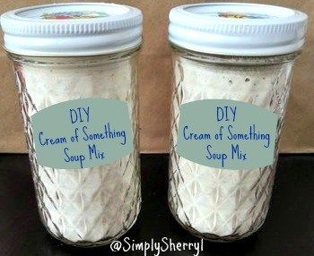 Dry Soup Mix Recipes, Chicken Cream Of Mushroom, Dry Soup Mix, Homemade Dry Mixes, Cream Soup Recipes, Potato Soup Crock Pot, Diy Cream, Diy Spices, Cream Of Mushroom