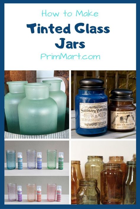 Did you know you can re-purpose empty glass jars. Learn how to tint glass jars permanently and create beautiful jars and vases. Tinted Glass Jars, Tinting Glass, Tinted Mason Jars, Painting Glass Jars, Diy Jar Crafts, Wine Bottle Diy Crafts, Mason Jar Crafts Diy, Tinted Glass, Altered Bottles