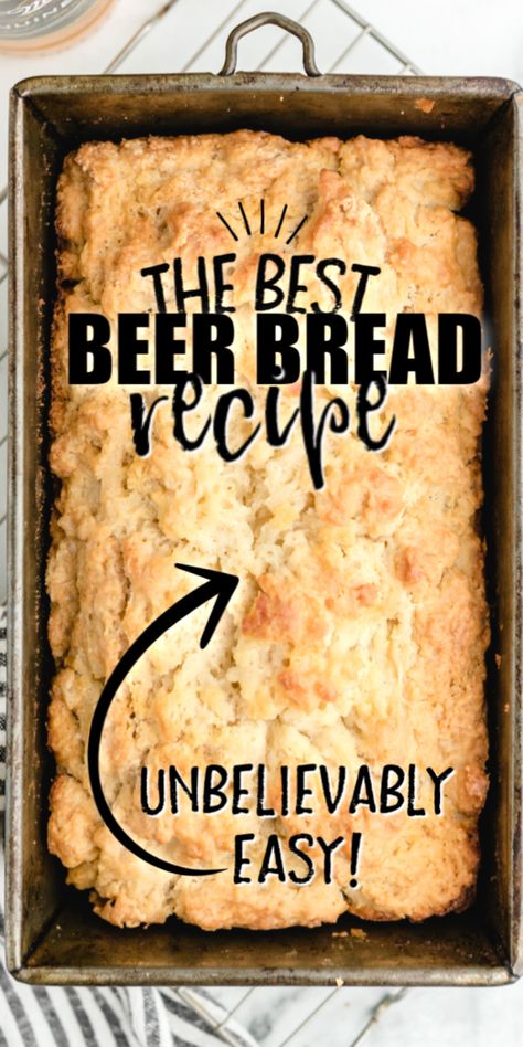 Best Beer Bread, Beer Marinated Chicken, Cheesy Bread Recipe, Beer Bread Easy, Beer Bread Recipe, Gluten Free Beer, Homemade Beer, Cooking With Beer, Kneading Dough