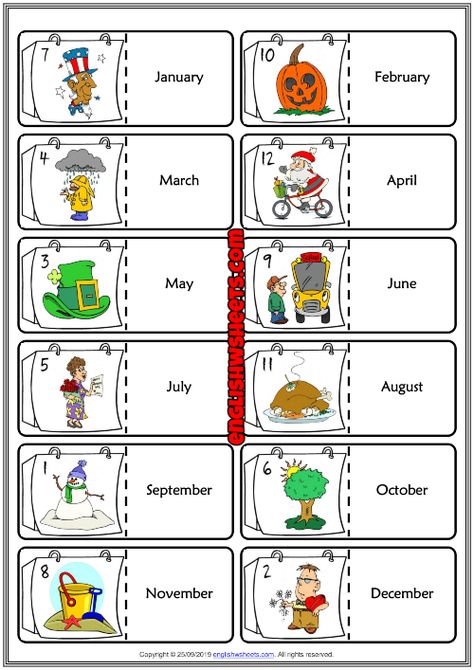 Months ESL Printable Dominoes Game For Kids Months Of The Year Game, Months Of The Year Worksheets For Kids, Birthday Bullet Journal, Weather For Kids, Daycare Lesson Plans, 12 Months Of The Year, Dominoes Game, Missing Letters, Esl Vocabulary