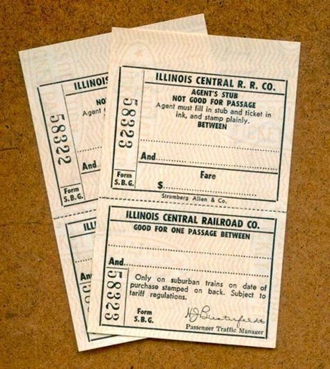 Vintage Train Ticket, Event Tickets, Ticket Design, Vi Design, Collage Making, Vintage Train, Typography Logo, Menu Design, Junk Journals