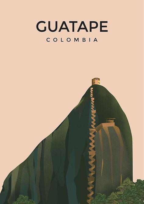 Posters Decor, Work Illustration, Colombian Art, Latin America Travel, Freddy Mercury, Colombia Travel, Poster Travel, 3dprinting Design, Vintage Travel Posters