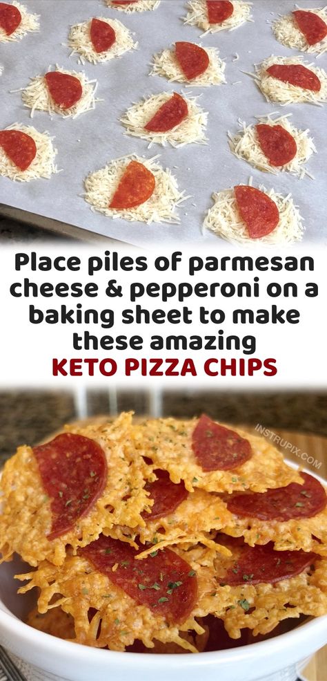 Keto Chips, Pizza Chips, 2 Ingredient Recipes, Desserts Keto, Keto Lasagna, Snacks Easy, Low Carb Snack, Carb Snacks, Chips Recipe