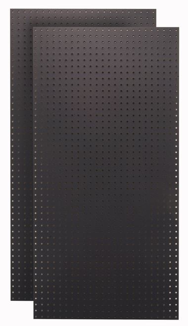 Have you been searching for a cost-effective storage solution that offers high levels of organization paired with visually pleasing aesthetics? If so, the Custom-Painted, Jet Black, Heavy-Duty, Tempered Pegboard may be the answer for you. Wood Pegboard, Work Bathroom, Laundry Utility Room, Wood Wall Paneling, Bedroom And Closet, Pegboard Storage, Metal Board, Office Renovation, Material Board