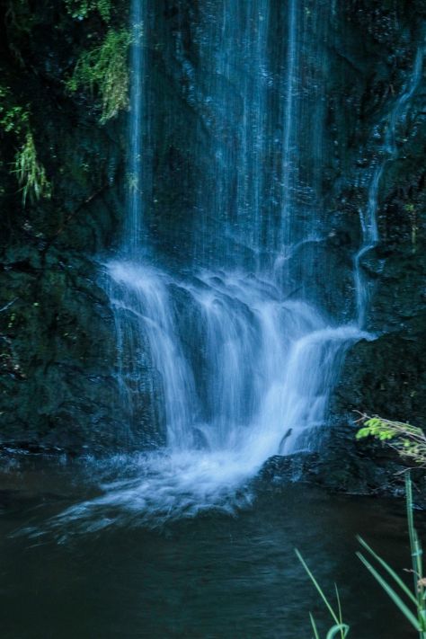 Mystical Rainforest, Mystic Waterfall, Mystical Waterfall, Enchanted Waterfall, Witch Wound, Fantasy Ocs, Aesthetic Waterfall, Majestic Places, Waterfall Aesthetic