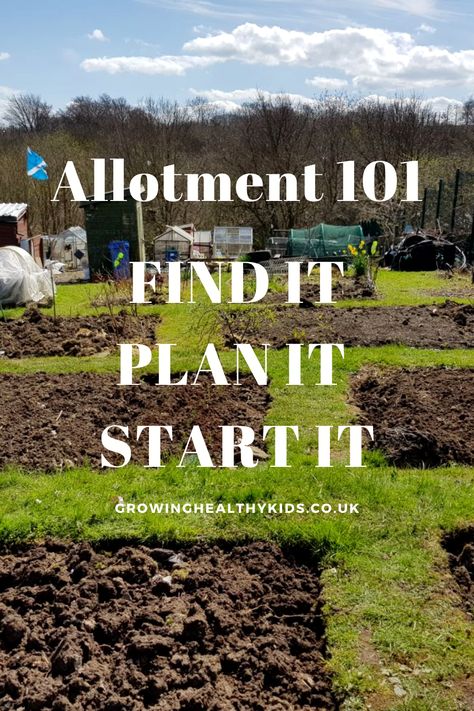 Growing your own allotment can be daunting but with this simple guide you can plan and get started growing your own vegetabes Allotment Planting Guide Uk, No Dig Allotment Uk, Allotment Layout Ideas, Garden Allotment Ideas, Allotment Ideas Budget, Allotment Layout, Small Garden Allotment, Allotment Ideas Inspiration, Allotment Design