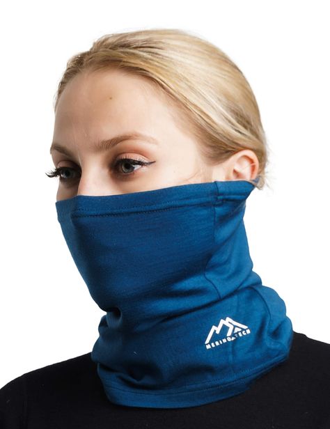 PRICES MAY VARY. Wash on Delicate Cycle THE NECK GAITER MASK THAT DOES IT ALL: From keeping your face protected when you’re running errands to keeping snow, sun, wind, and dust off your face, our merino neck gaiter has you covered on all fronts. Featuring a 4-way stretch design, 25’’ length and 9.5’’ width, whether you're wearing it as a neck mask or beanie SUPER SOFT & EXTREMELY COMFORTABLE: 100% Superfine 18.5-Micron Merino Wool Neck Gaiter provides all day comfort with no itch! The Unisex Lig Neck Warmer For Men, Neck Mask, Helmet Liner, Neck Gaiters, Warm Scarf, Neck Gaiter, Ear Warmers, Neck Scarves, A Face