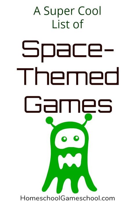 Space Themed Games, Homeschool Apps, Homeschool Games, Games For All Ages, Science Games, Alternative Education, Space Games, About Space, Board Games For Kids