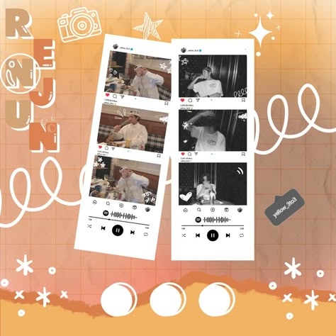 Photostrip Ideas, Photostrip Design, Photostrip Template, Photo Strip Template, Photobooth Strip, Photography Booth, Bridal Hair Down, Photobooth Template, Nct Renjun