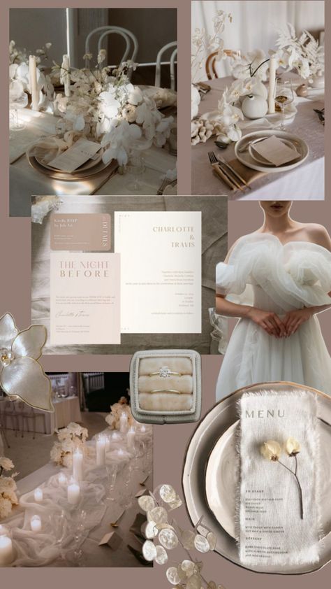 Ethereal Romantic, Wedding Collage, Low Centerpieces, Wedding Set Up, Wedding Dinner, Wedding Mood Board, Wedding Table Settings, Wedding Table Centerpieces, Church Decor