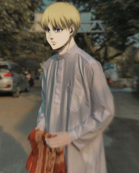 Ramadan Pfp Aesthetic, Halal Pfp For Ramadan, Muslim Anime Character, Muslim Anime Pfp, Halal Anime Pfp, Anime Ramadan, Ramadan Pfp, Armin Pfp, Beautiful Moon Images