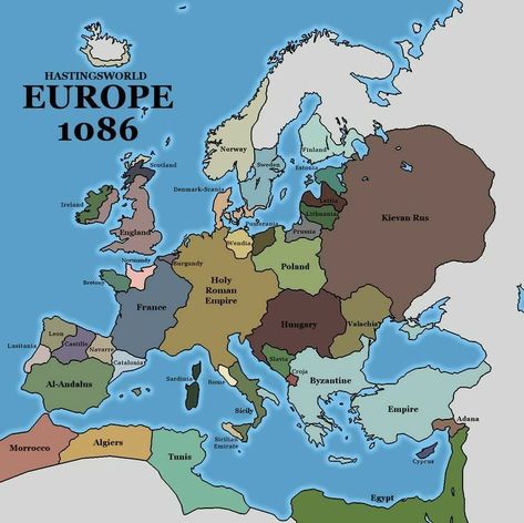 World History Map, Interesting Maps, European Map, Geography Map, Ancient Maps, World Geography, Story Map, Europe Map, Alternate History