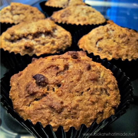 30 Day Muffin Recipe :http://www.lookatwhatimade.net/recipes/30-day-muffin-recipe/ Health Muffin Recipes, Health Muffins, Bran Muffins Healthy, Bran Muffin Recipes, Sweet Potato Muffins, Whole Grain Flour, Bran Muffins, Baking Muffins, Muffin Tray