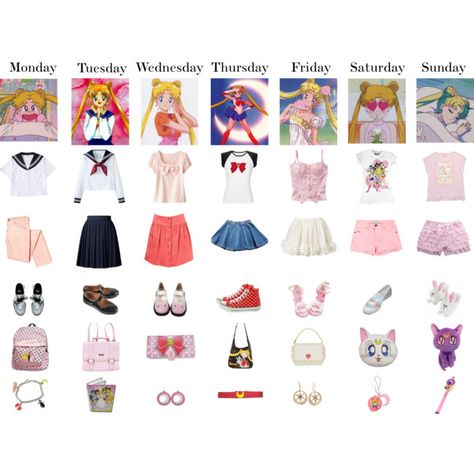 Sailor Moon inspired outfits - Polyvore Sailor Moon Inspired Outfits, Moon Inspired Outfits, Emma Chapman, Moon Makeup, Moon Outfit, Sailor Moon Costume, Sailor Moon Inspired, Sailor Moon Outfit, Powerpuff Girls Characters