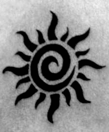 Celtic Swirl Tattoo | Pin Ancient African Tribal Tattoos 1 on Pinterest Swirl Tattoo, Spiral Tattoos, Sun Tattoo Designs, Celtic Tattoo, Sun Tattoos, Celtic Tattoos, Sun Tattoo, Maori Tattoo, Logo Mockup