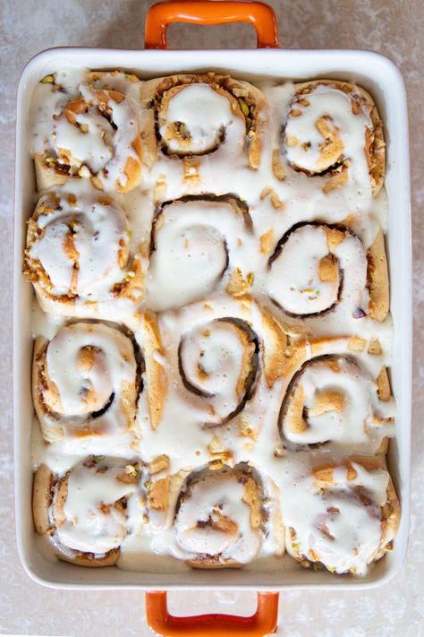 Pastry Cinnamon Rolls, Crazy Dough, Fluffiest Cinnamon Rolls, Cinnamon Roll Muffins, Bigger Bolder Baking, Cream Cheese Topping, Salted Caramel Fudge, Caramel Fudge, Sweet Treats Desserts