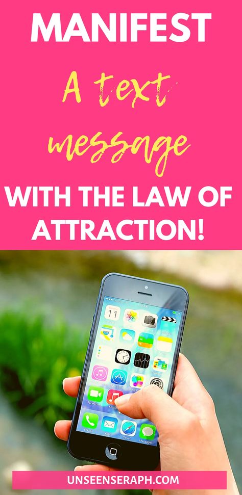 Manifest A Text, Manifest A Relationship, Crush Messages, Money Blocks, Specific Person, Neville Goddard, Law Of Attraction Tips, Manifestation Law Of Attraction, Whatsapp Message