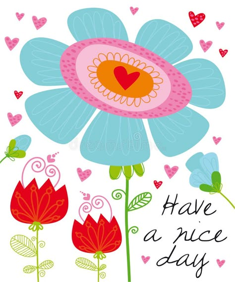 Hearts Illustration, Good Morning Massage, Good Night I Love You, Card With Flowers, Happy Day Quotes, Flowers And Hearts, Good Morning Funny Pictures, Good Morning Sweetheart Quotes, Cute Good Morning Images