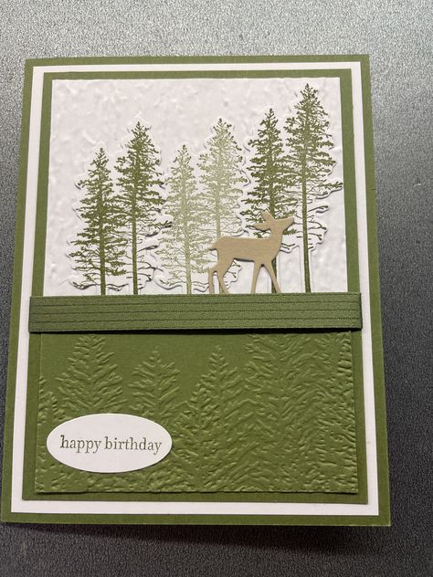 Deer Cards Handmade, Men Birthday Cards, Deer Birthday, Deer Cards, Male Birthday Cards, Holiday Trees, Male Birthday, Men Birthday, Gift Tag Cards