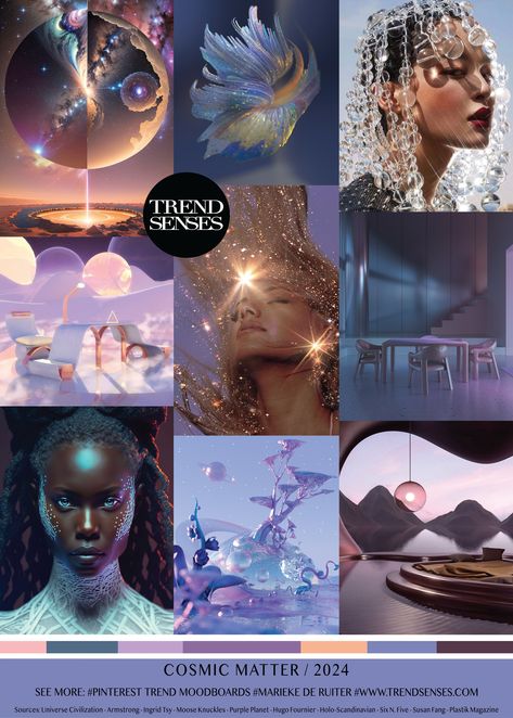 Trend Moodboards – Trendsenses Moose Knuckles Aesthetic, Trend Senses, Plastik Magazine, Spacecore Aesthetic, Cosmic Fashion, Trend Moodboard, Susan Fang, Universe Aesthetic, Purple Planet