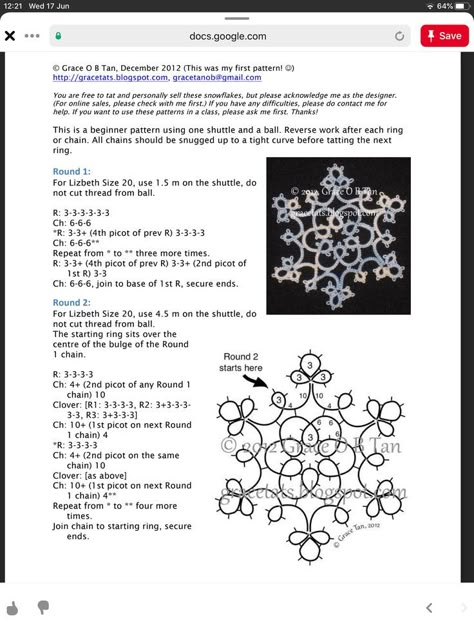 Tatted Ornaments, Tatted Snowflakes, Needle Tatting Tutorial, Tatting Patterns Free, Needle Tatting Patterns, Shuttle Tatting, Shuttle Tatting Patterns, Tatting Tutorial, Crochet Cord