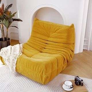 Floor sofa Bean Bag Chair for Adults Fireside Bean Bag Lounger Memory Foam Chair for Home, office, Apartment or Gaming Venue - Bed Bath & Beyond - 41281279 Sofa Bean Bag, Big Bean Bags, Bean Bag Lounger, Adult Bean Bag Chair, Foam Sofa, Floor Sofa, Bean Bag Sofa, Cozy Chair, Lazy Sofa