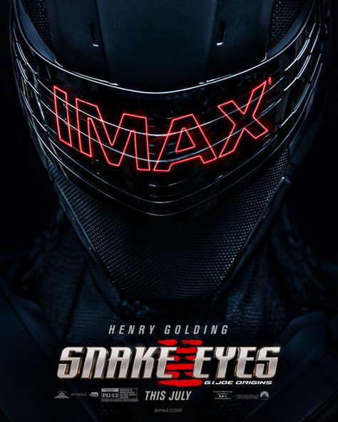 Snake Eyes Gi Joe Origins, Snake Eyes Movie, Snake Eyes Gi Joe, Henry Golding, Lost Poster, Snake Eyes, Ninja Warrior, G I Joe, Action Film