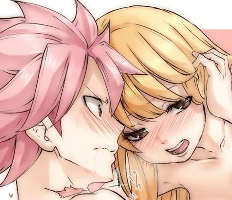 Fairy Tail Natsu And Lucy Fanart, Nalu Fanart, Fairytail Nalu, Lucy And Natsu, Lucy X Natsu, Nalu Fairy Tail, Fairy Tail Photos, Fairy Tail Comics, Fairy Tail Family