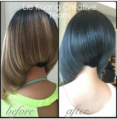 Long Inverted Bob Hairstyles, Bob Inverted, Long Inverted Bob, Long Angled Bob Hairstyles, Inverted Bobs, Reverse Bob, Inverted Long Bob, Inverted Bob Haircuts, Angled Bob Haircuts