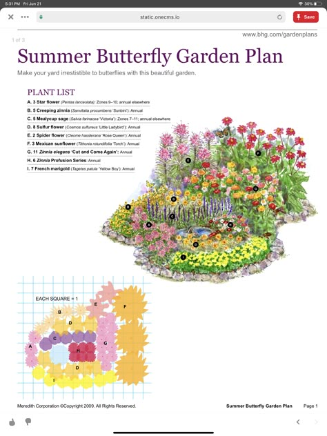 Summer Butterfly Garden Garden Poster, Flower Garden Plans, Garden Plan, Have Inspiration, Pollinator Garden, Plant Mom, Butterfly Garden, Lawn And Garden, Dream Garden