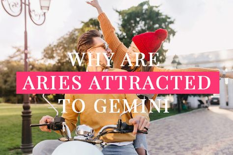 An Aries and Gemini relationship will always be exciting, high-spirited, and exhilarating. If you are an Aries attracted to a Gemini or vice versa, here is everything you need to know about this dynamic. #aries #zodiac #sign #attraction #gemini #zodiac #astrology #connection #bond #romance #relationship #love #zodiaclover Gemini Aries Relationship, Aries And Gemini Relationship, Aries Relationship, Gemini Relationship, Aries And Gemini, Gemini Zodiac, Relationships Love, Need To Know, Zodiac Signs