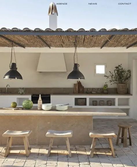 Backyard Kitchens, Concrete Outdoor Kitchen, Terrasse Design, Outside Kitchen, Small Balcony Ideas Apartment, Rooftop Terrace Design, Kitchens Design, Backyard Kitchen, Balcony Ideas Apartment