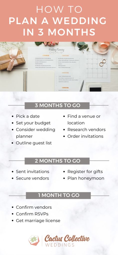 How to Plan a Wedding in 3 Months 3 Months Wedding Planning, Wedding Checklist Timeline 3 Months, Planning A Wedding In 3 Months, Wedding Planning Checklist 3 Months, Planning A Wedding In 3 Months Checklist, Short Notice Wedding Planning, Plan A Wedding In 3 Months Checklist, How To Plan A Wedding In 3 Months, Small Wedding List Checklist