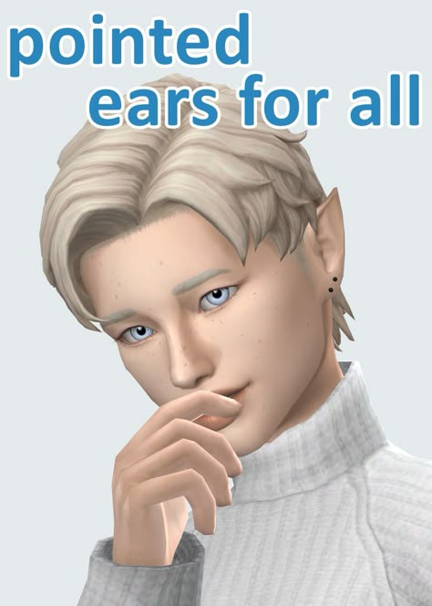 Elf Ear Preset Sims 4, Sims 4 Cc Elven Ears, Sims 4 Ear Slider, Pointy Ears Sims 4 Cc, Sims 4 Cc Maxis Match Elf Ears, Sims 4 Pointy Ears, Sims 4 Cc Pointed Ears, Elf Ear Cc Sims 4, Ear Presets Sims 4 Cc