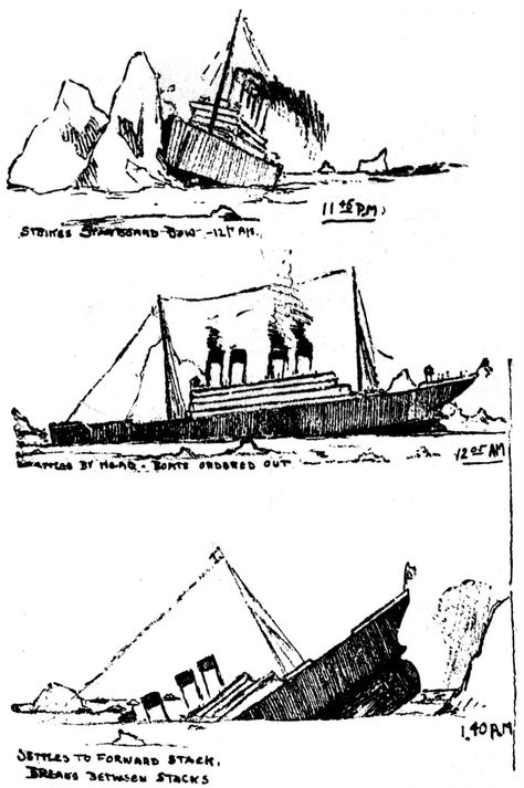 Titanic Sinking Drawing, Titanic Sketch, Ship Sinking, Titanic Drawing, Ship Mast, Row The Boat, Jack Johns, Titanic Sinking, 3 Strikes