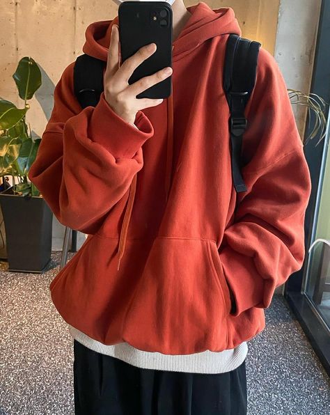 Red Hoodie, I Hope, Orange, Red