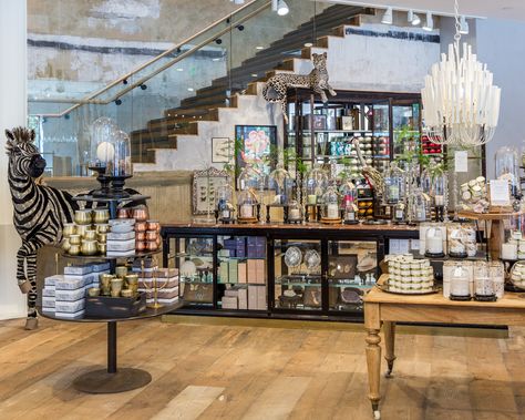 Introducing Anthropologie & Co.: A tour of our new Walnut Creek store Anthropology Store, Anthropologie Display, Anthropologie Store, Boho Store, Retail Store Display, Anthropologie Home, Stair Case, Retail Merchandising, Merchandising Displays