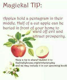 Apple protection Healing Spells, Kitchen Witchery, Magick Spells, Eclectic Witch, Witchy Crafts, Witch Spell, Herbal Magic, Baby Witch, White Witch