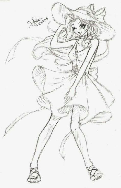 Anime Dress In Wind Reference, Dress Blowing In Wind Drawing, Ballerina Legs, Wind Drawing, Dress Wind, Normal Style, 30 Day Drawing Challenge, Blowing In The Wind, Beautiful Sketches